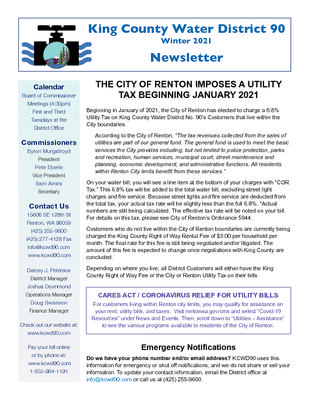 2021 Winter Newsletter