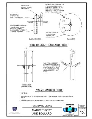 Marker Post and Bollard