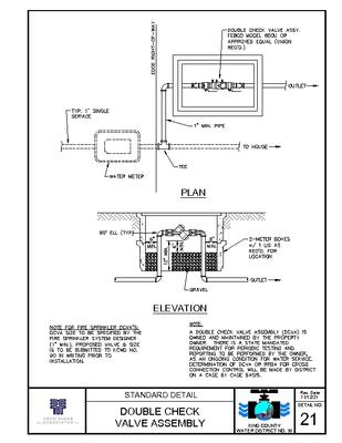 Double Check Valve Assembly