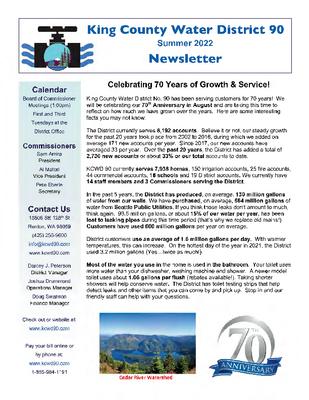 2022 Summer Newsletter