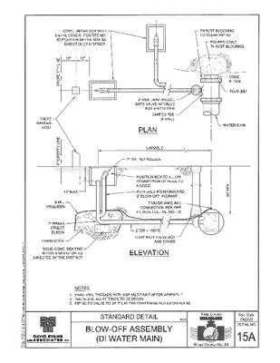 Blow-Off Assembly (DI Water Main)